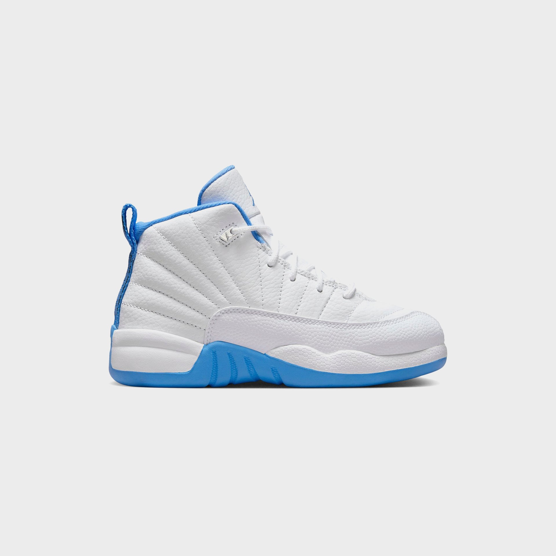 Jordan PS Jordan 12 Retro - White / Metallic Silver / University Blue