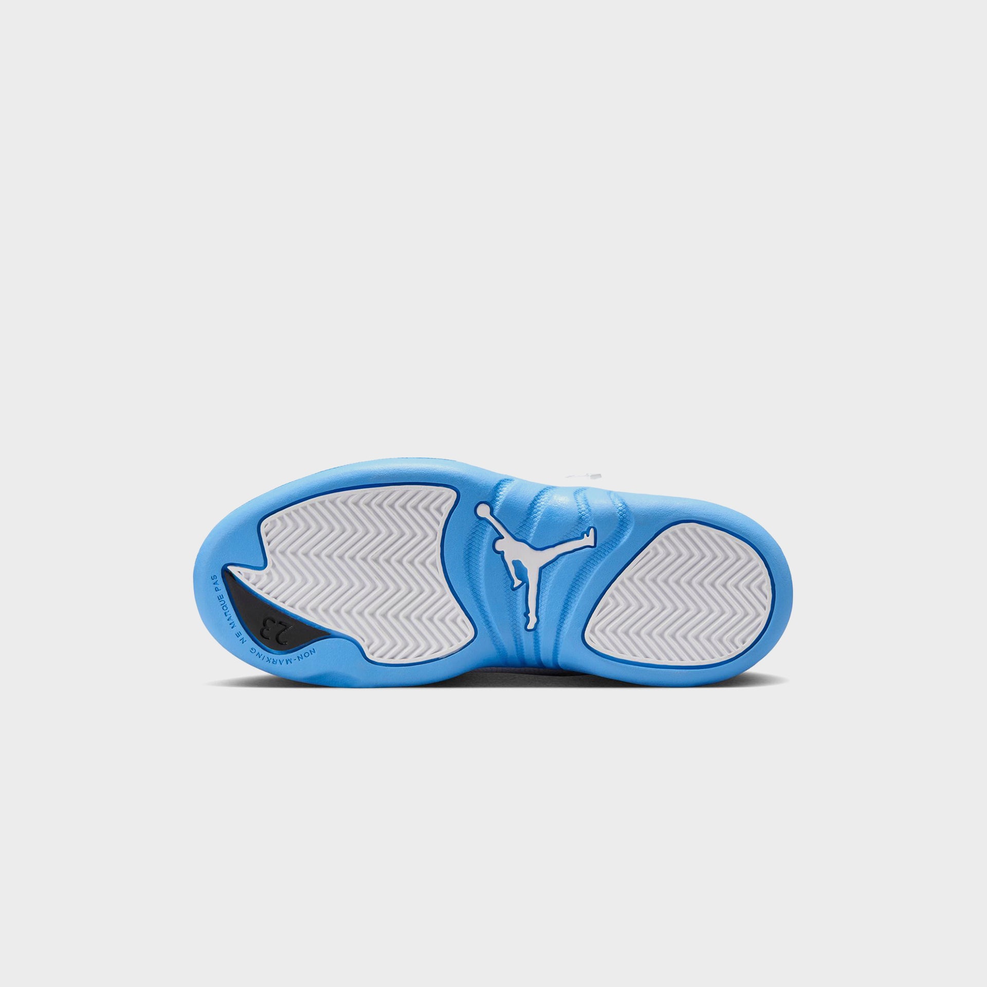 Jordan PS Jordan 12 Retro - White / Metallic Silver / University Blue