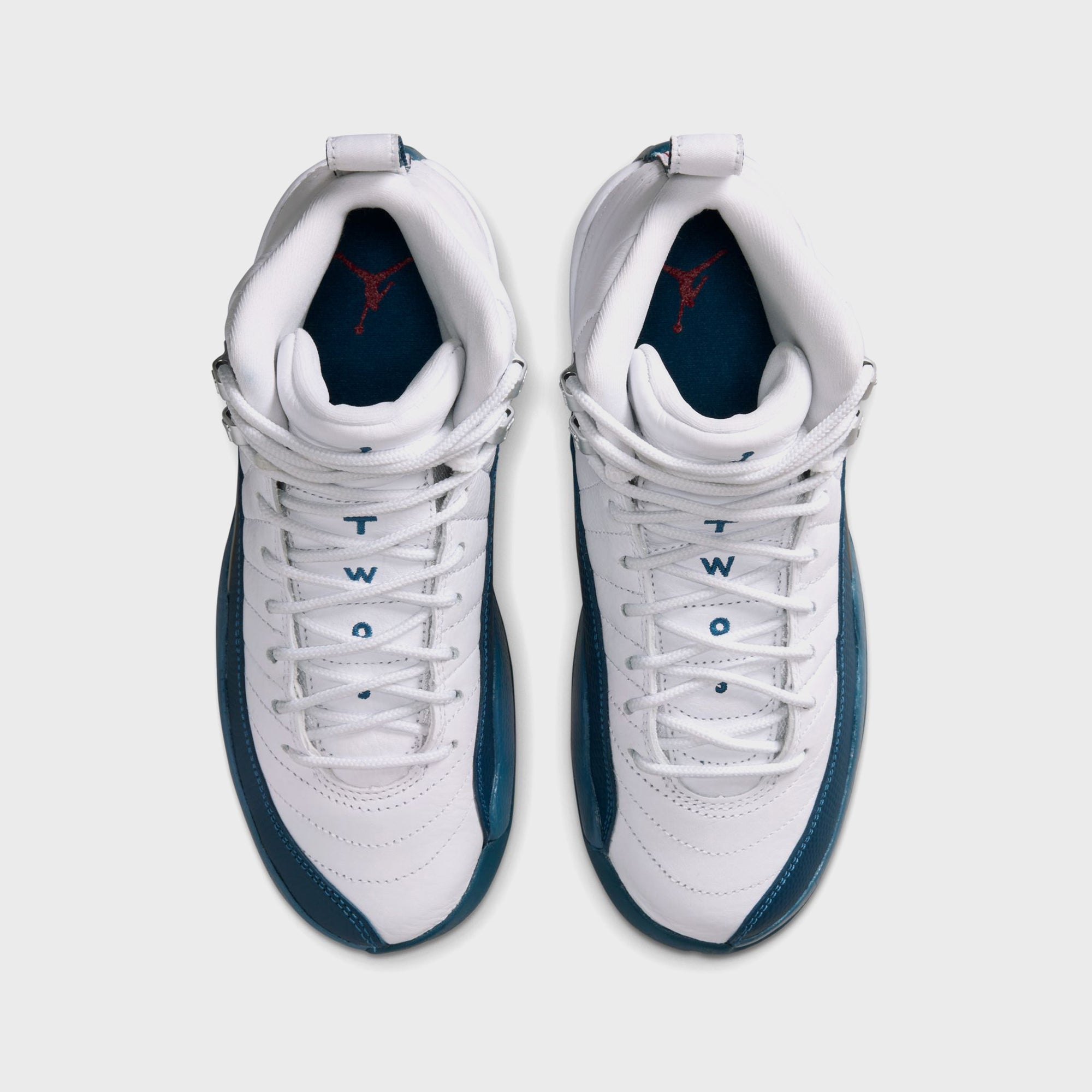Jordan GS Air Jordan 12 Retro - White / French Blue / Metallic