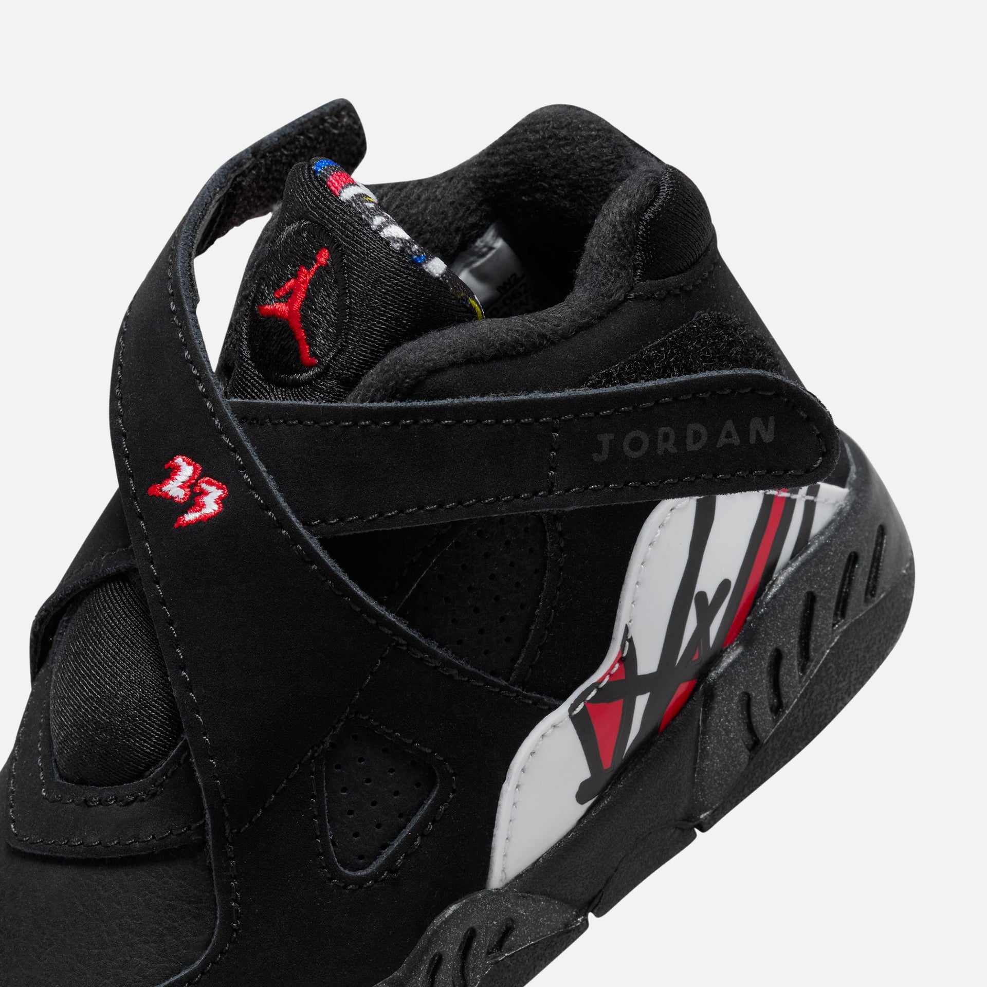 Nike TD Air Jordan 8 Retro - Black / True Red / White
