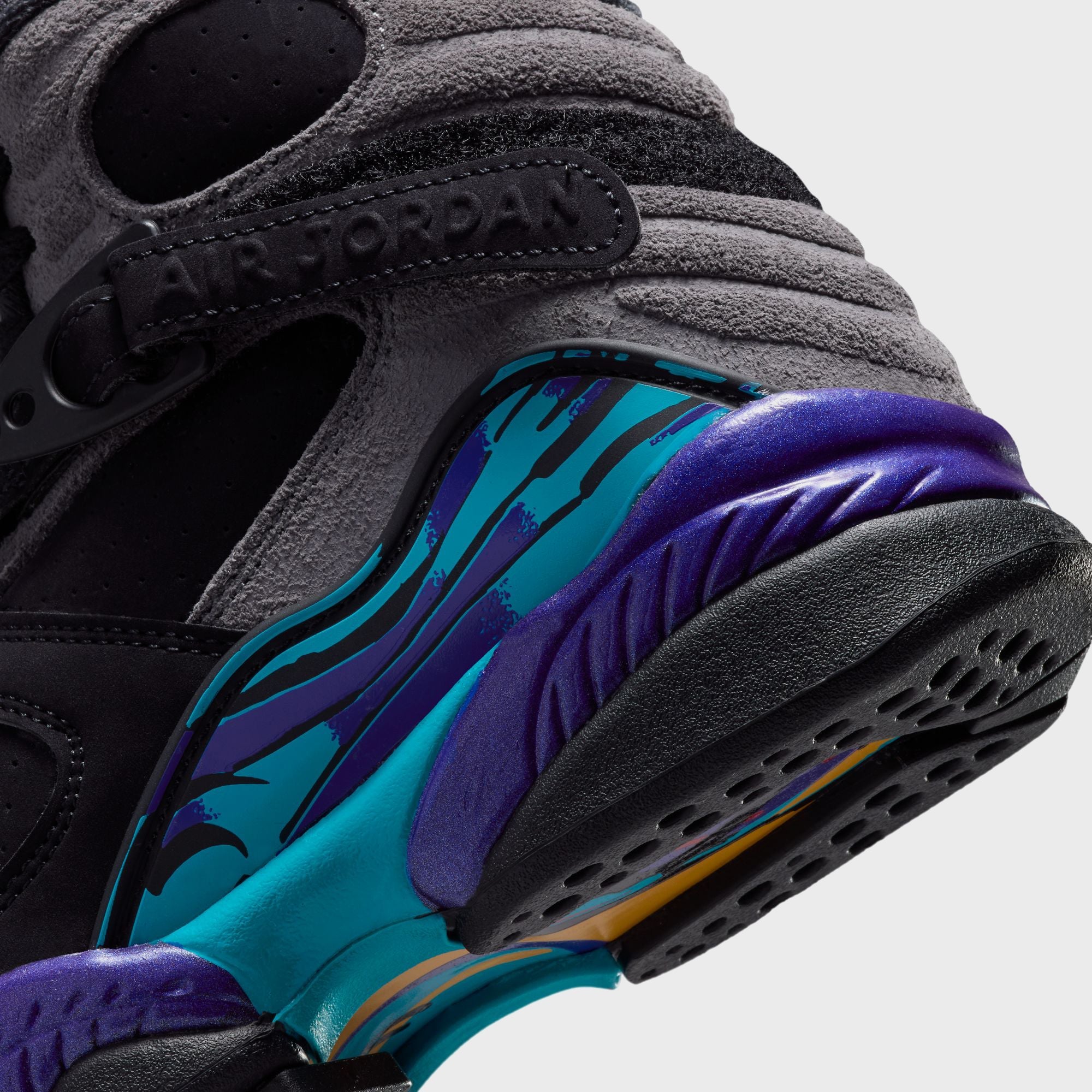 Jordan Air Jordan 8 Retro - Black / Bright Concord / Aqua – Kith