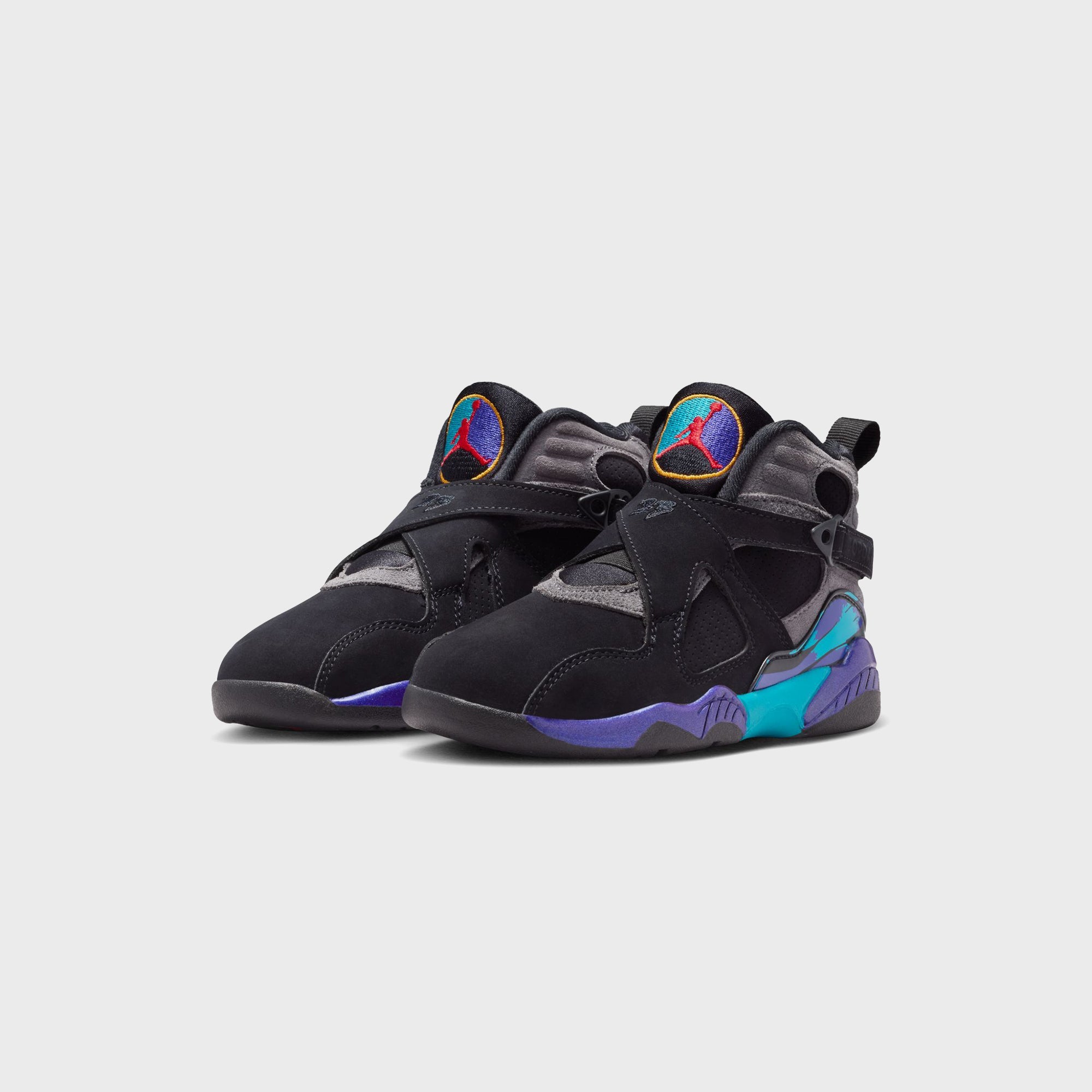 So　AIR JORDAN 8 RETRO Jordan Air Jordan 8 Retro - Black / Bright Concord / Aqua – Kith