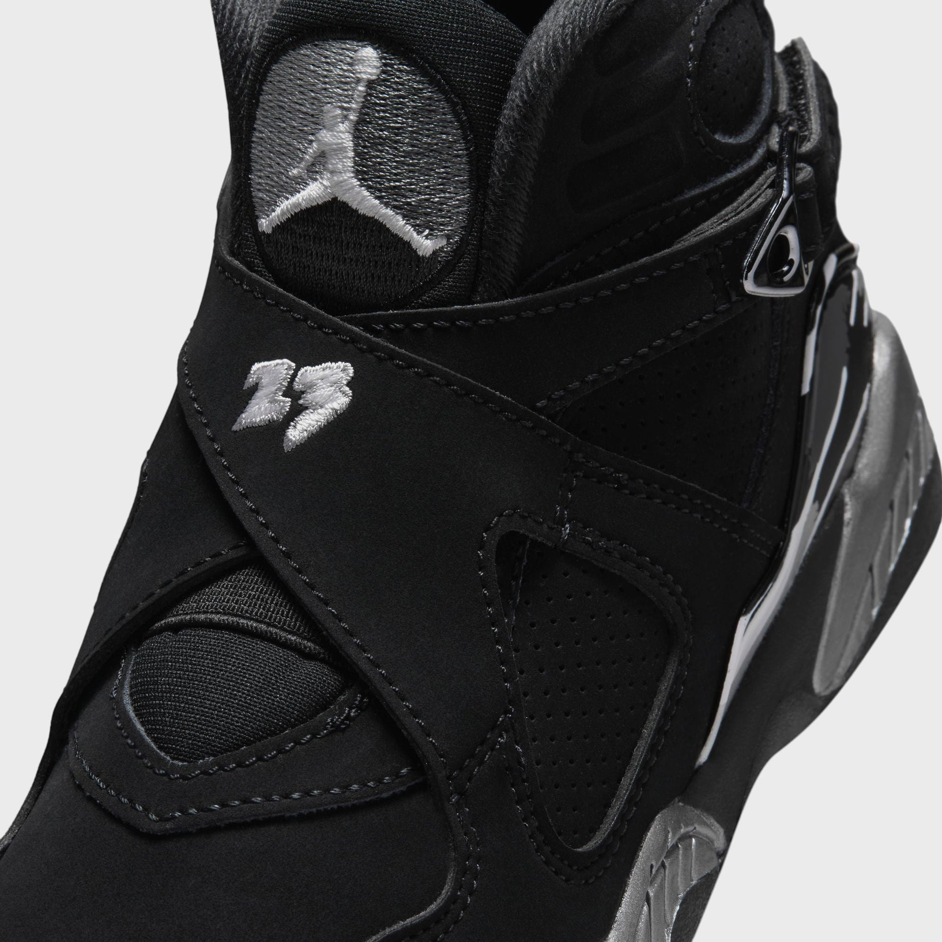 Jordan PS Jordan 8 Retro - Black / Light Graphite / White
