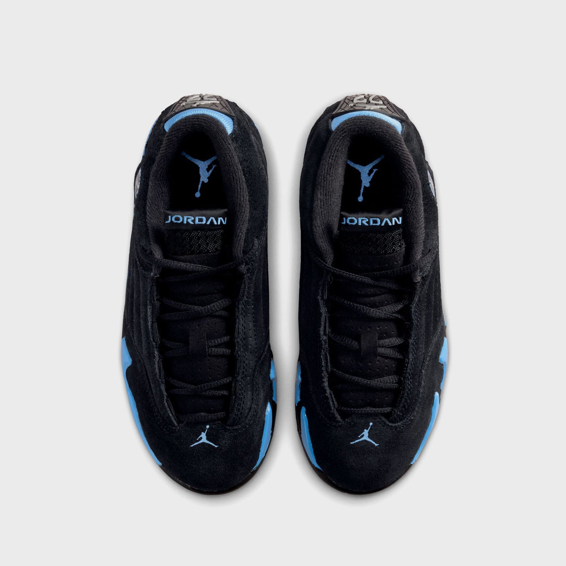 Jordan PS Jordan 14 Retro - Black / White / University Blue / Metallic Silver