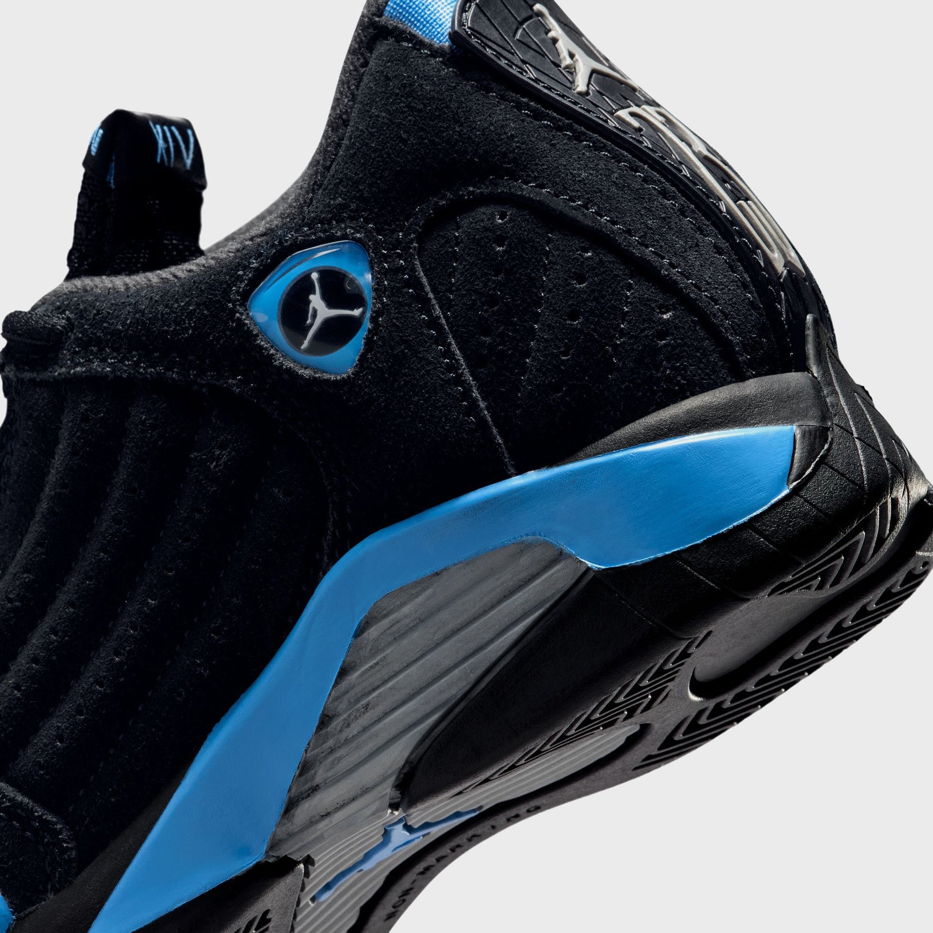 Jordan PS Jordan 14 Retro - Black / White / University Blue / Metallic Silver