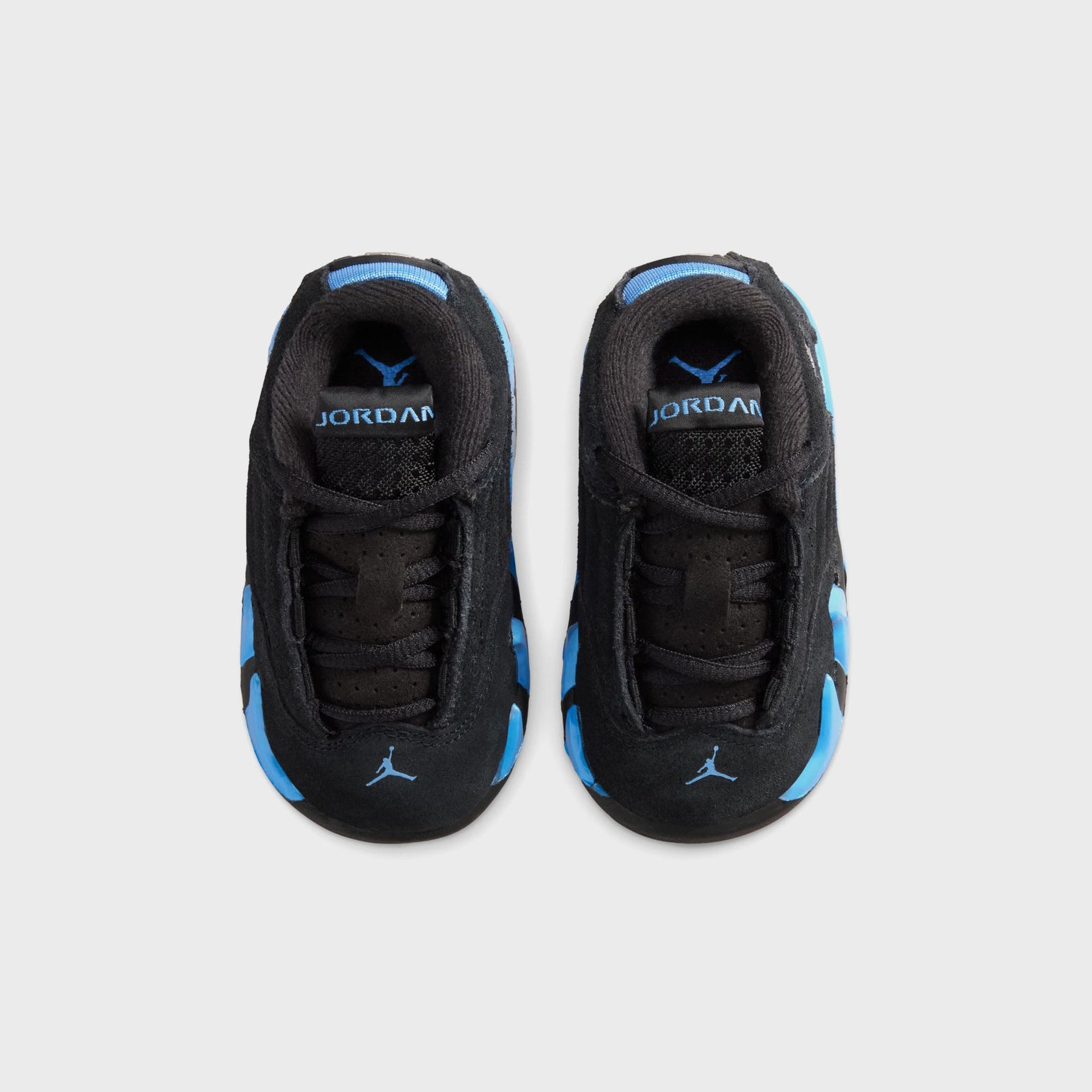 Jordan TD Jordan 14 Retro - Black / White / University Blue / Metallic Silver