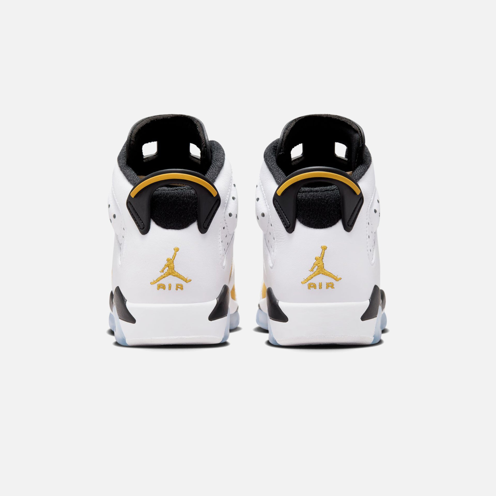 Nike GS Air Jordan 6 Retro - White / Yellow Ochre / Black