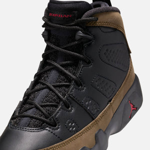 Jordan PS Air Jordan 9 Retro - Black / Light Olive / Varsity Red