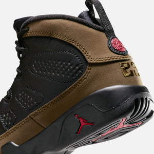 Jordan PS Air Jordan 9 Retro - Black / Light Olive / Varsity Red