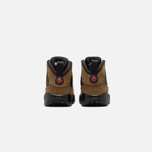 Jordan TD Air Jordan 9 Retro - Black / Light Olive / Varsity Red