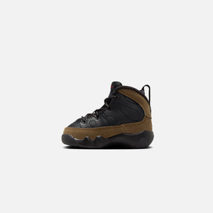 Jordan TD Air Jordan 9 Retro - Black / Light Olive / Varsity Red