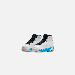 Nike TD Air Jordan 9 Retro - Summit White / Black / Dark Powder Blue