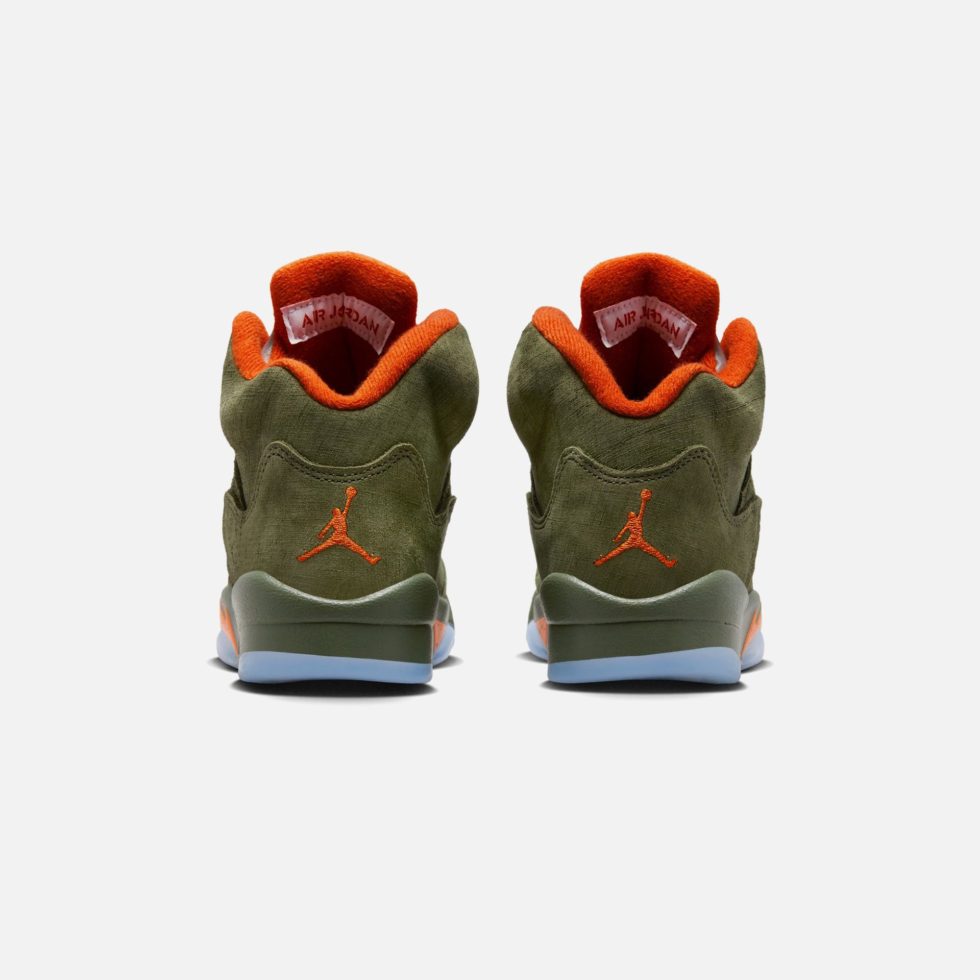 Jordan GS Air Jordan 5 Retro - Army Olive / Solar Orange