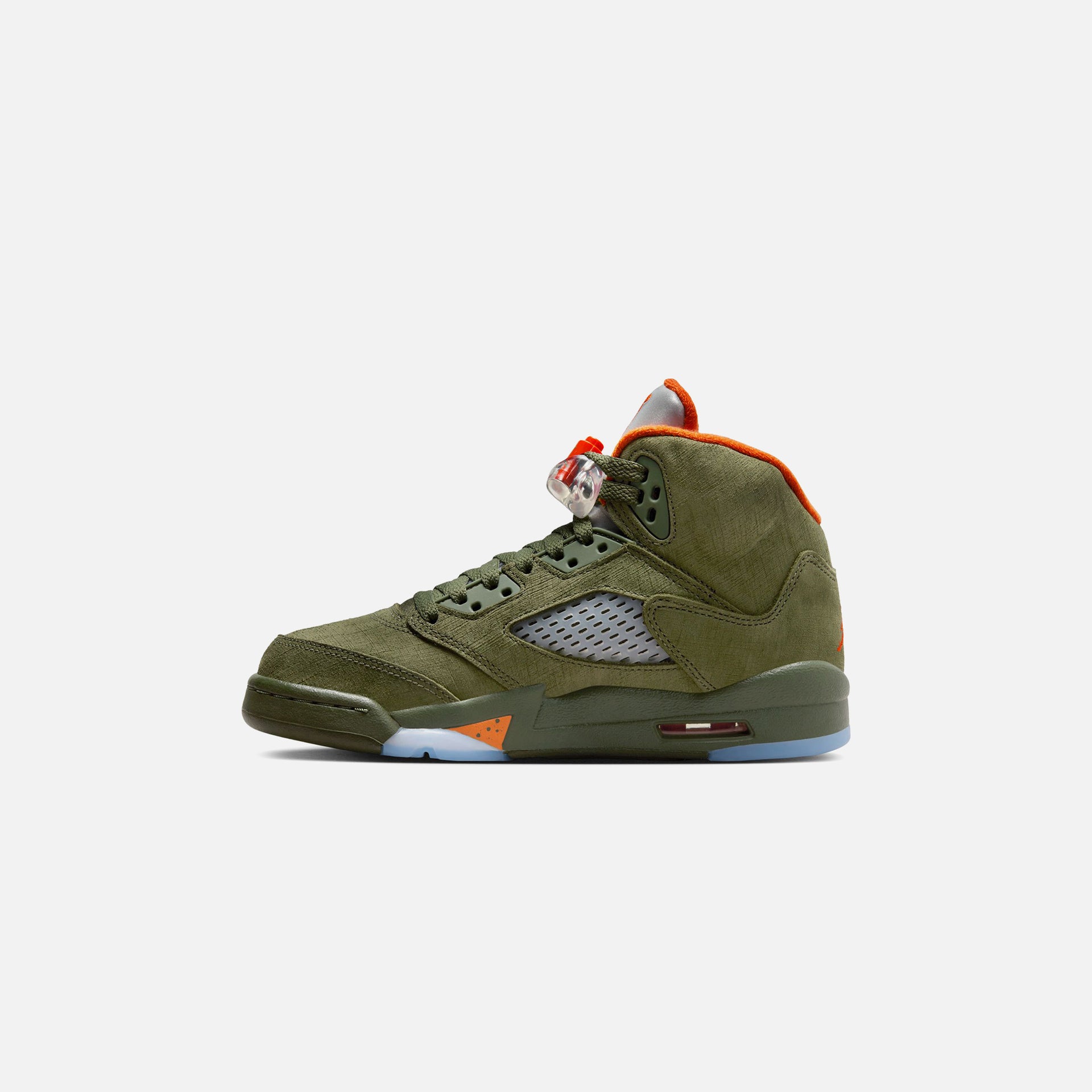 Jordan GS Air Jordan 5 Retro - Army Olive / Solar Orange