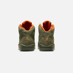 Nike PS Air Jordan inconditionnels 5 Retro - Army Olive / Solar Orange