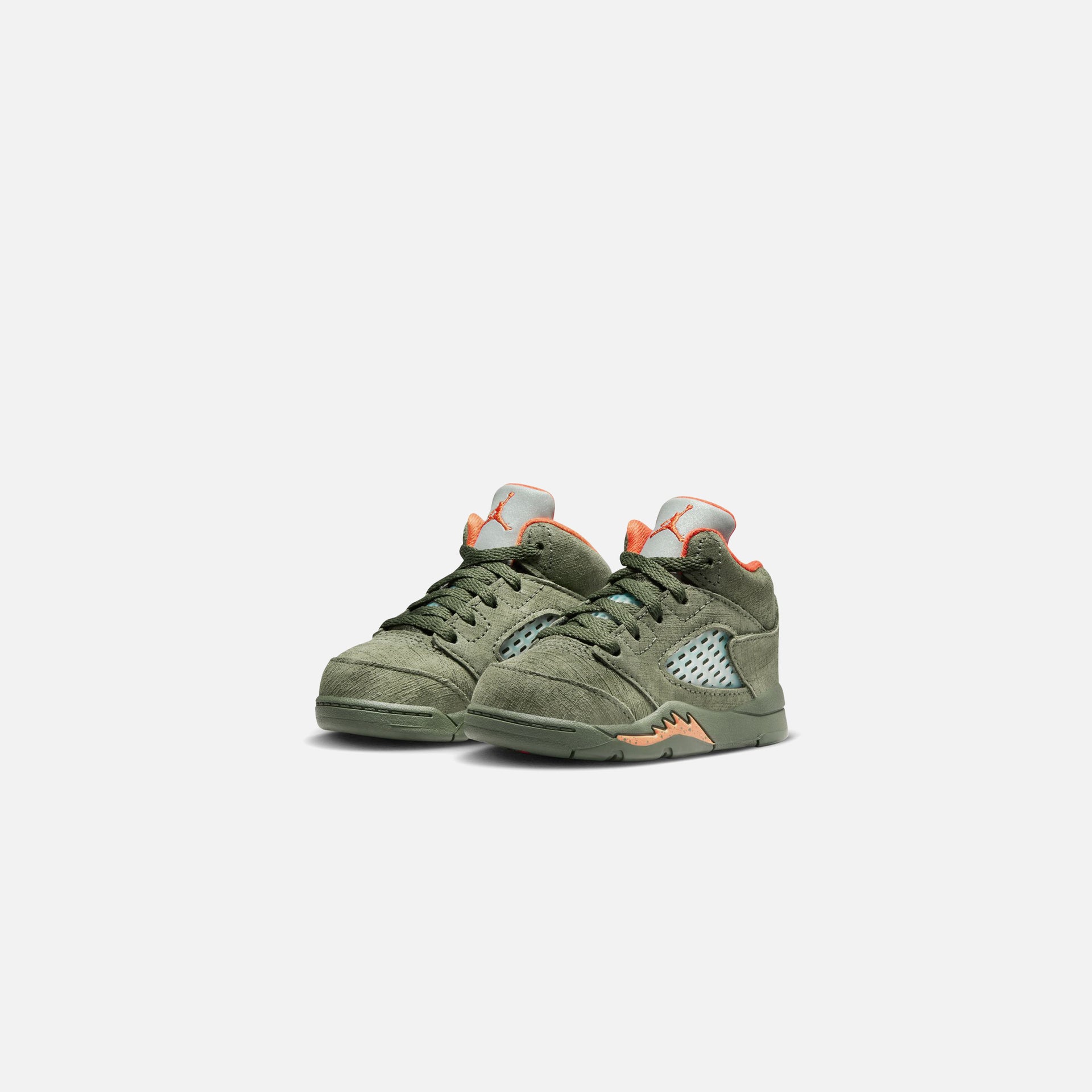 Jordan TD Air Jordan 5 Retro - Army Olive / Solar Orange