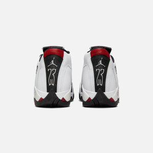 Jordan GS Air Jordan 14 - White / Black / Varsity Red / Metallic Silver