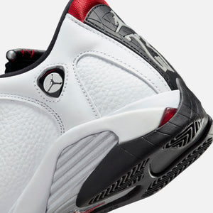 Jordan GS Air Jordan 14 - White / Black / Varsity Red / Metallic Silver