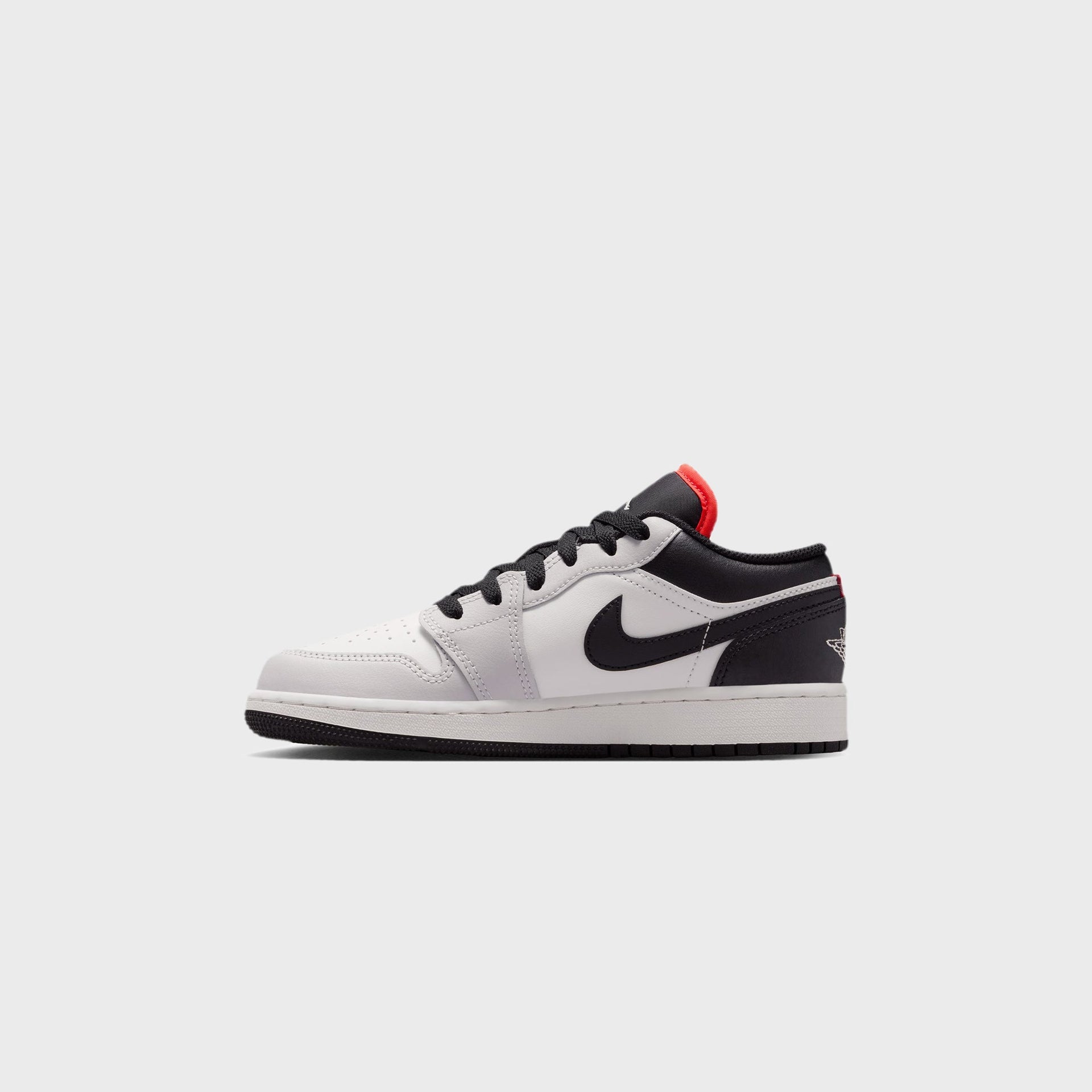 Jordan GS Air Jordan 1 Low - Black / Summit White / Infrared 23