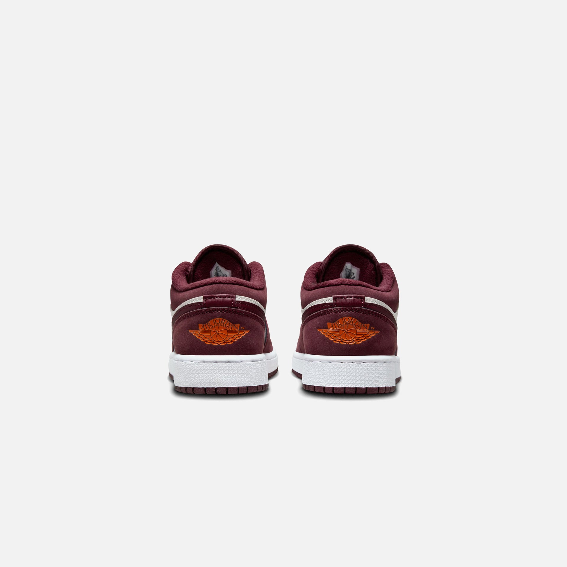 Nike GS Air Jordan 1 Low - Phantom / Night Maroon / Total Orange / White