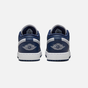 Jordan GS Air Jordan 1 Low - White / Wolf Grey Midnight