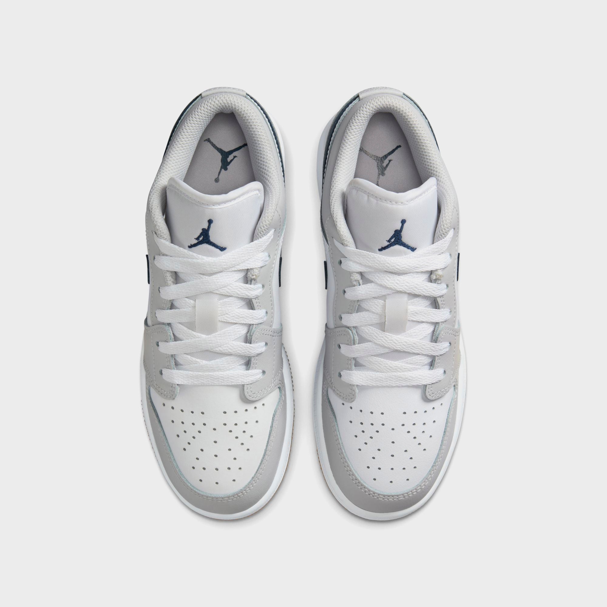 Jordan GS Air Jordan 1 Mid SE - White / Sail / Neutral Grey