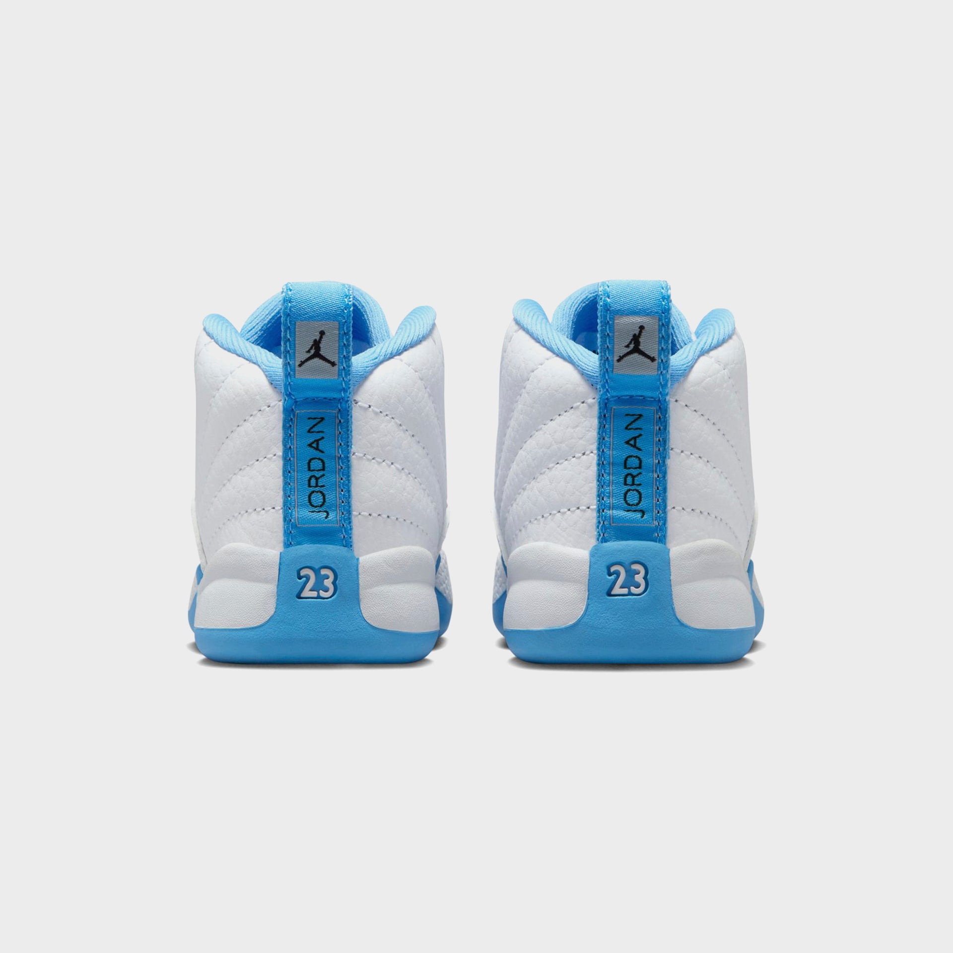 Jordan TD Jordan 12 Retro - White / Metallic Silver / University Blue
