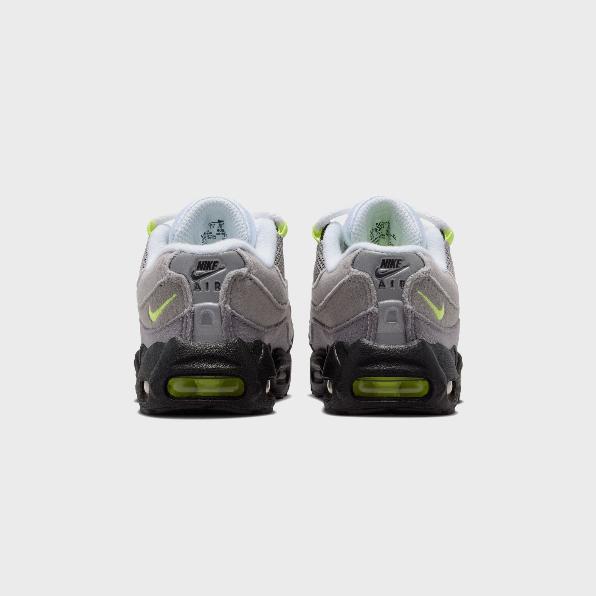 Nike TD Air Max 95 - Black / Neon Yellow / Anthracite / Light