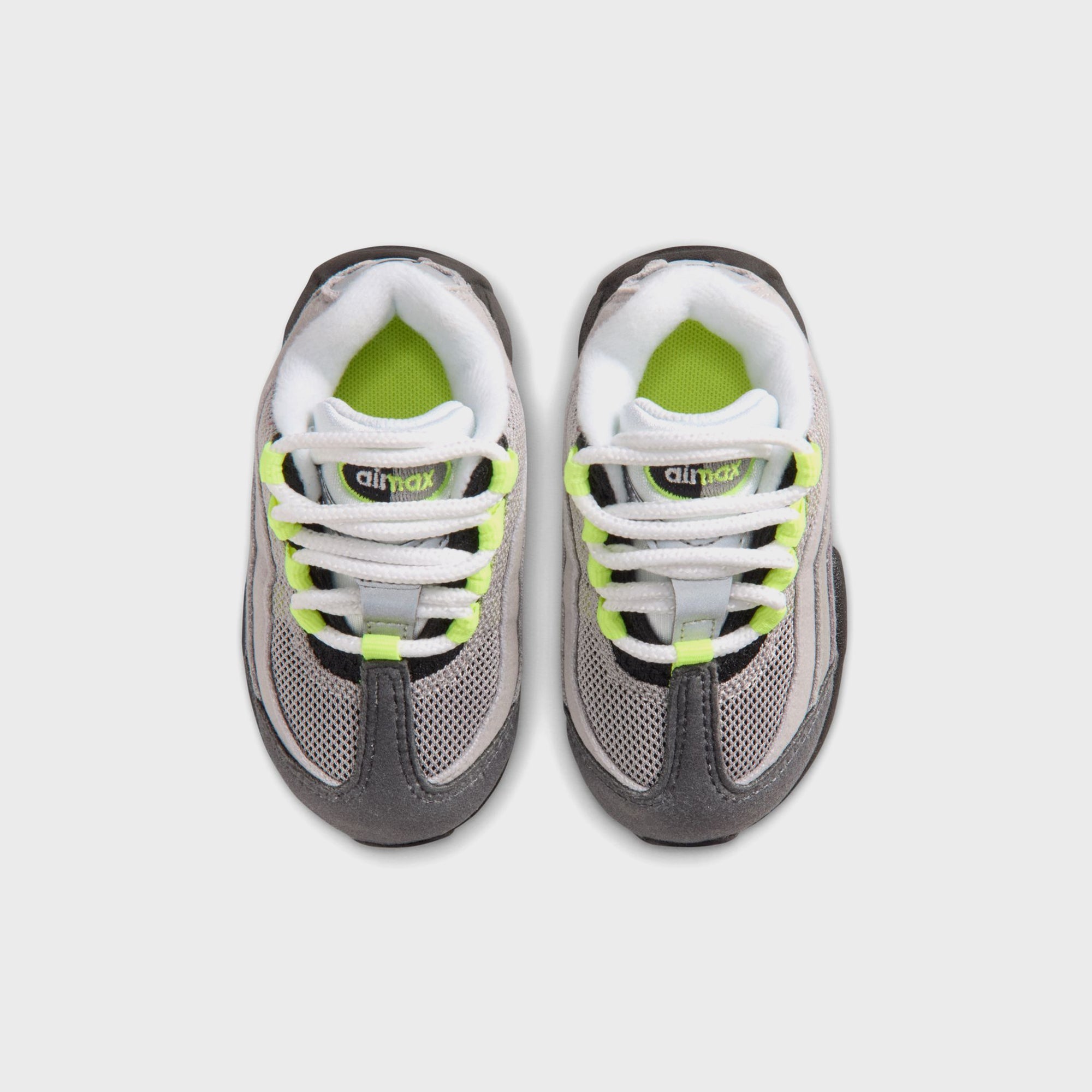 Nike TD Air Max 95 - Black / Neon Yellow / Anthracite / Light