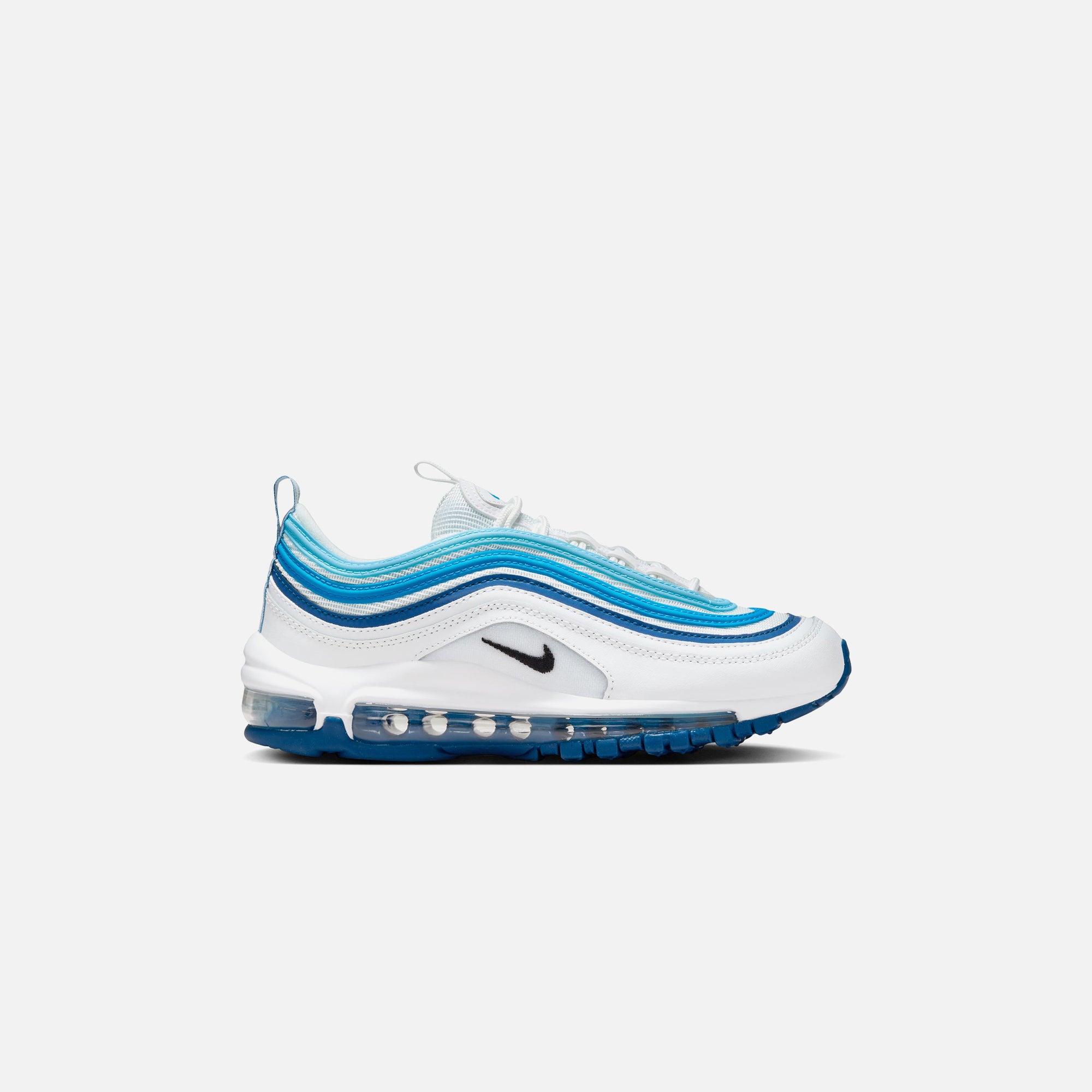 Nike Grade School Air Max 97 Summit White Black Court Blue Kith