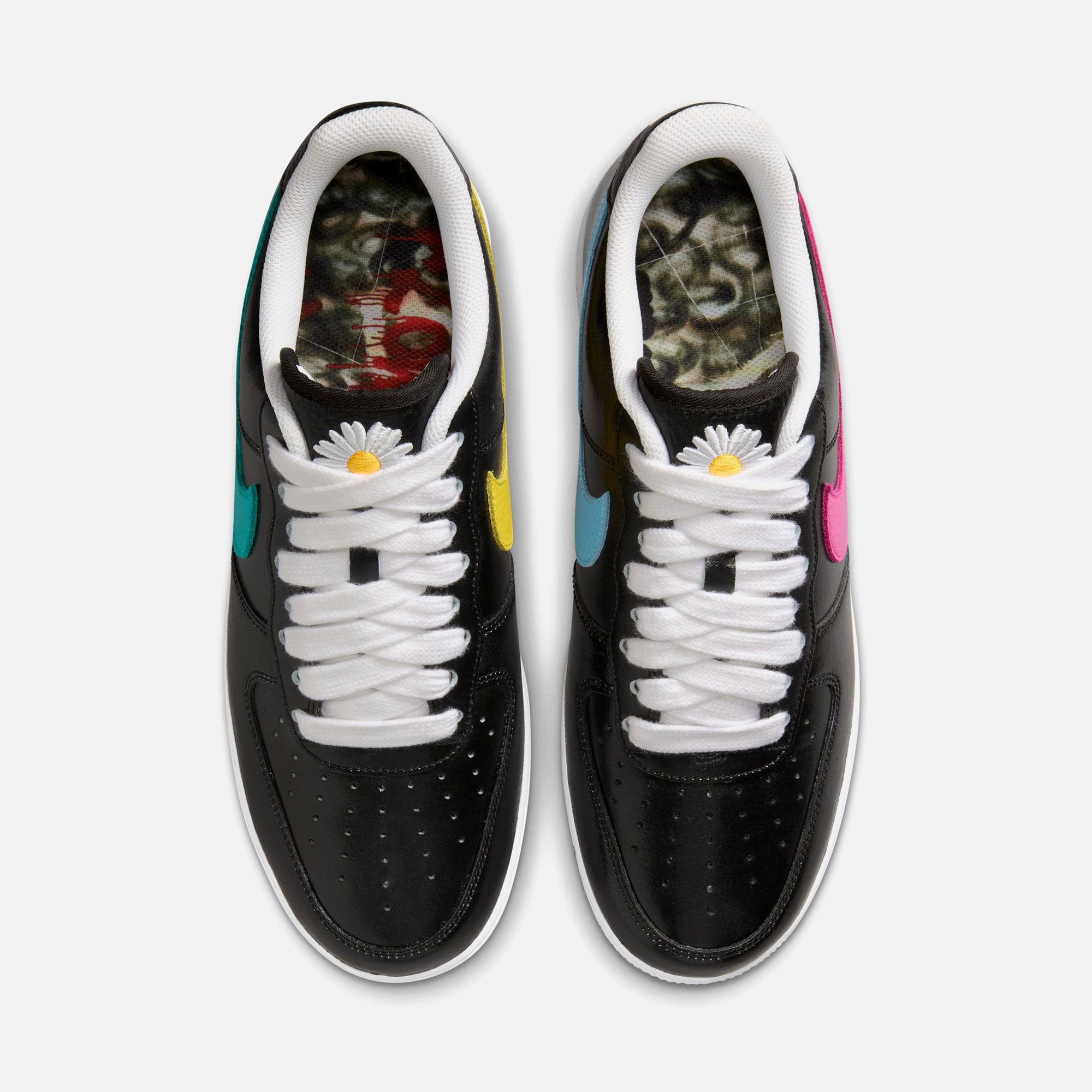 Nike x PEACEMINUSONE Air Force 1 - Black / New Emerald