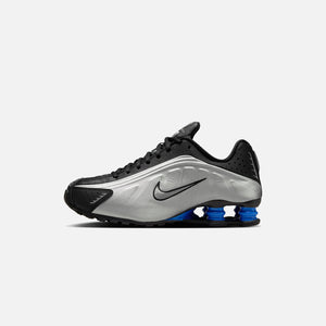 Nike WMNS Shox R4 - Metallic Silver / Black / Racer Blue