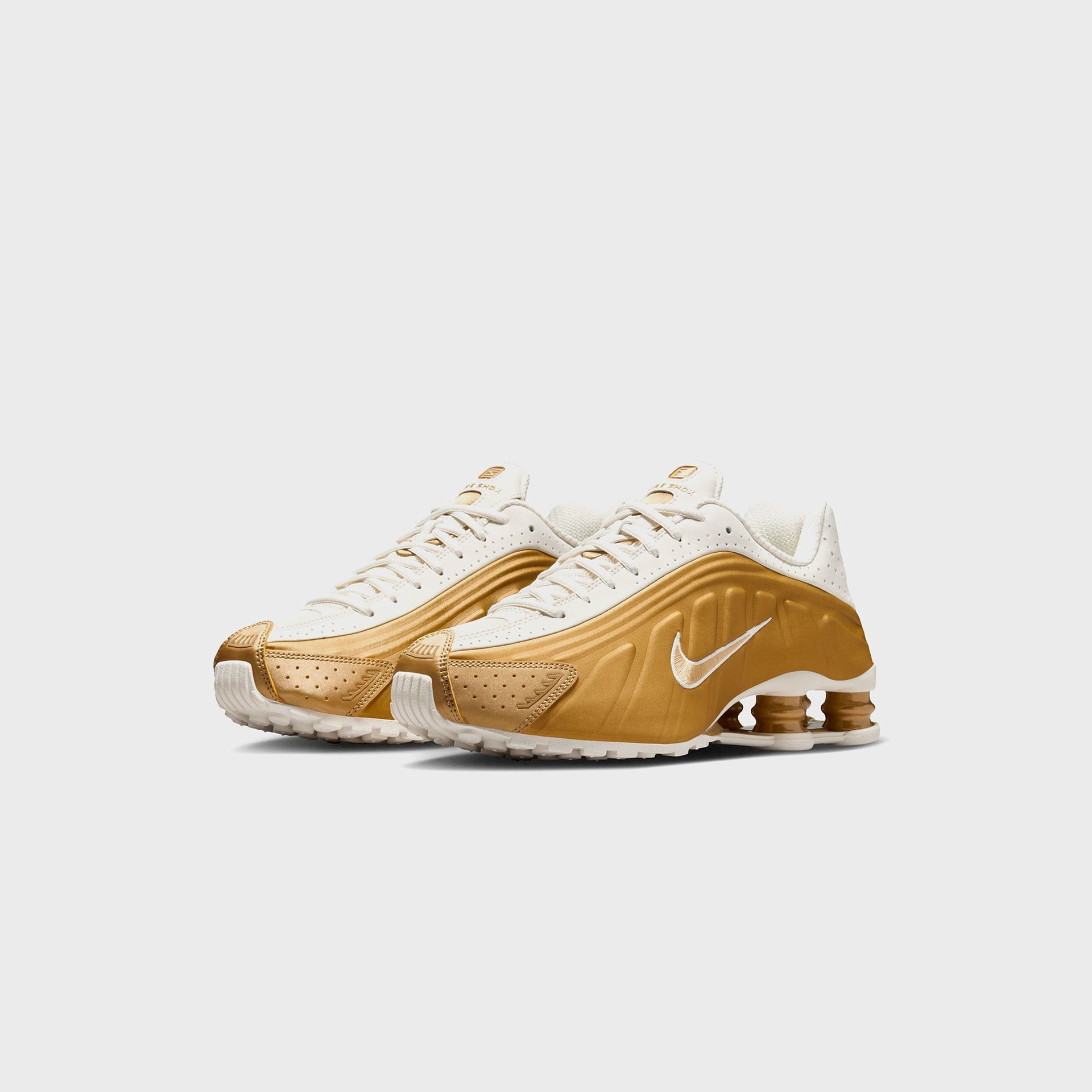 Nike Shox R4 - Soft Pearl / Metallic Gold