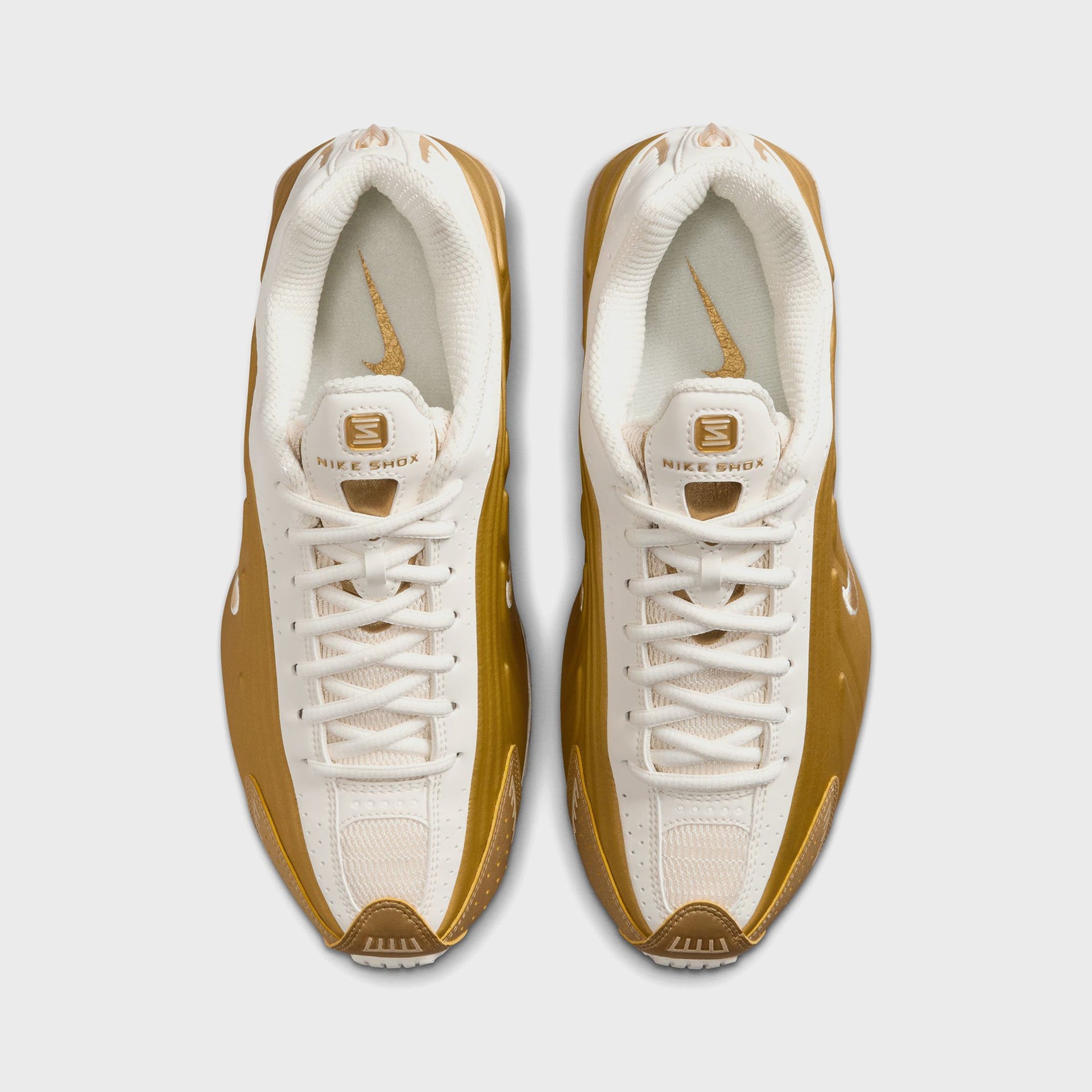 Nike Shox R4 - Soft Pearl / Metallic Gold