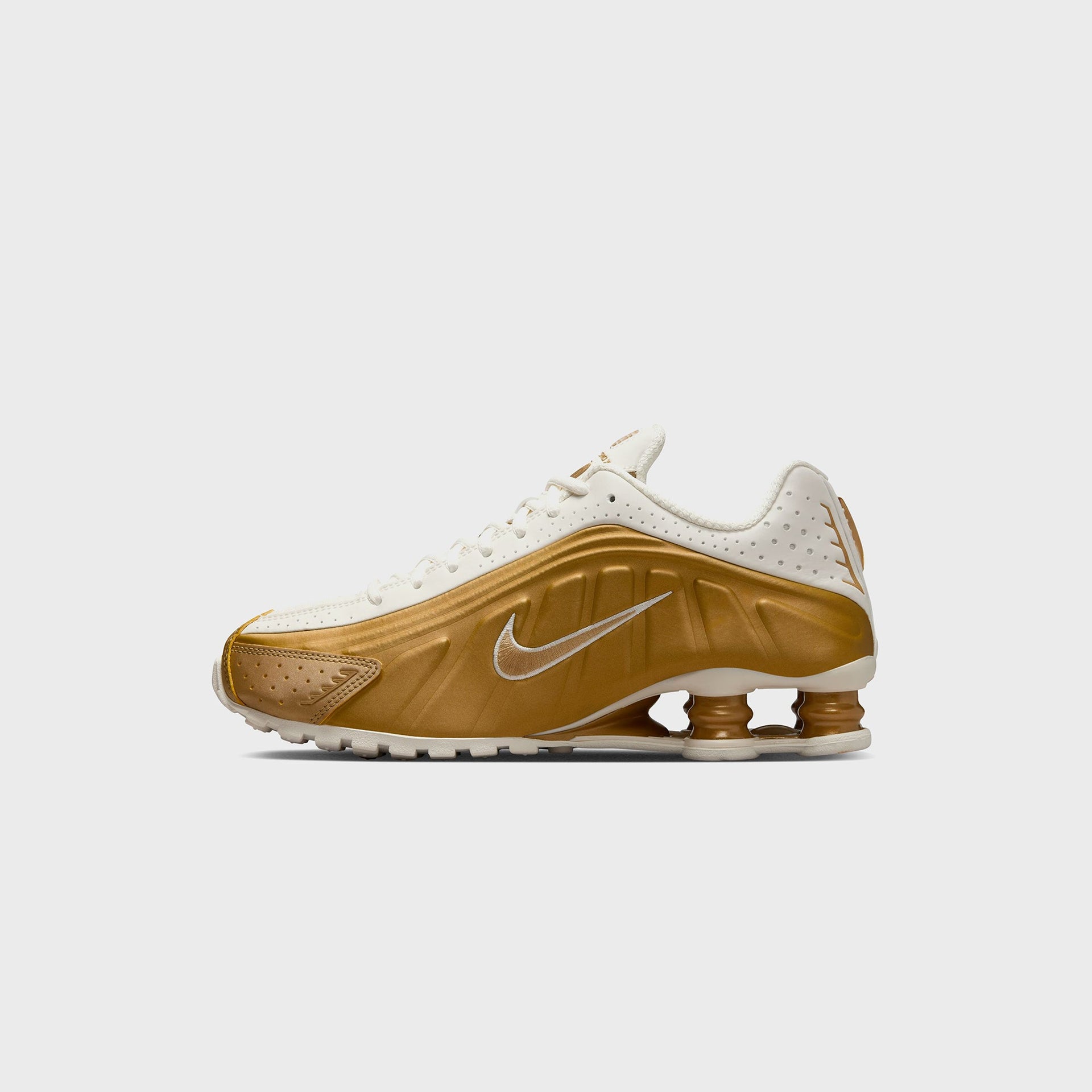 Nike Shox R4 - Soft Pearl / Metallic Gold