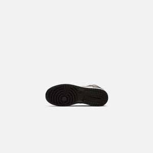 Nike GS Air Jordan 1 Mid SE - Black / Metallic Gold / White