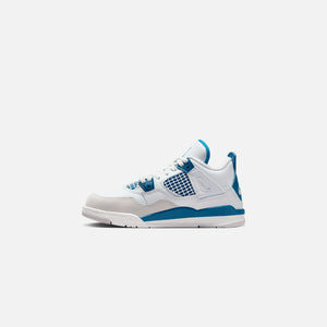 Nike PS Air Jordan 4 Retro - Off White / Military Blue / Neutral