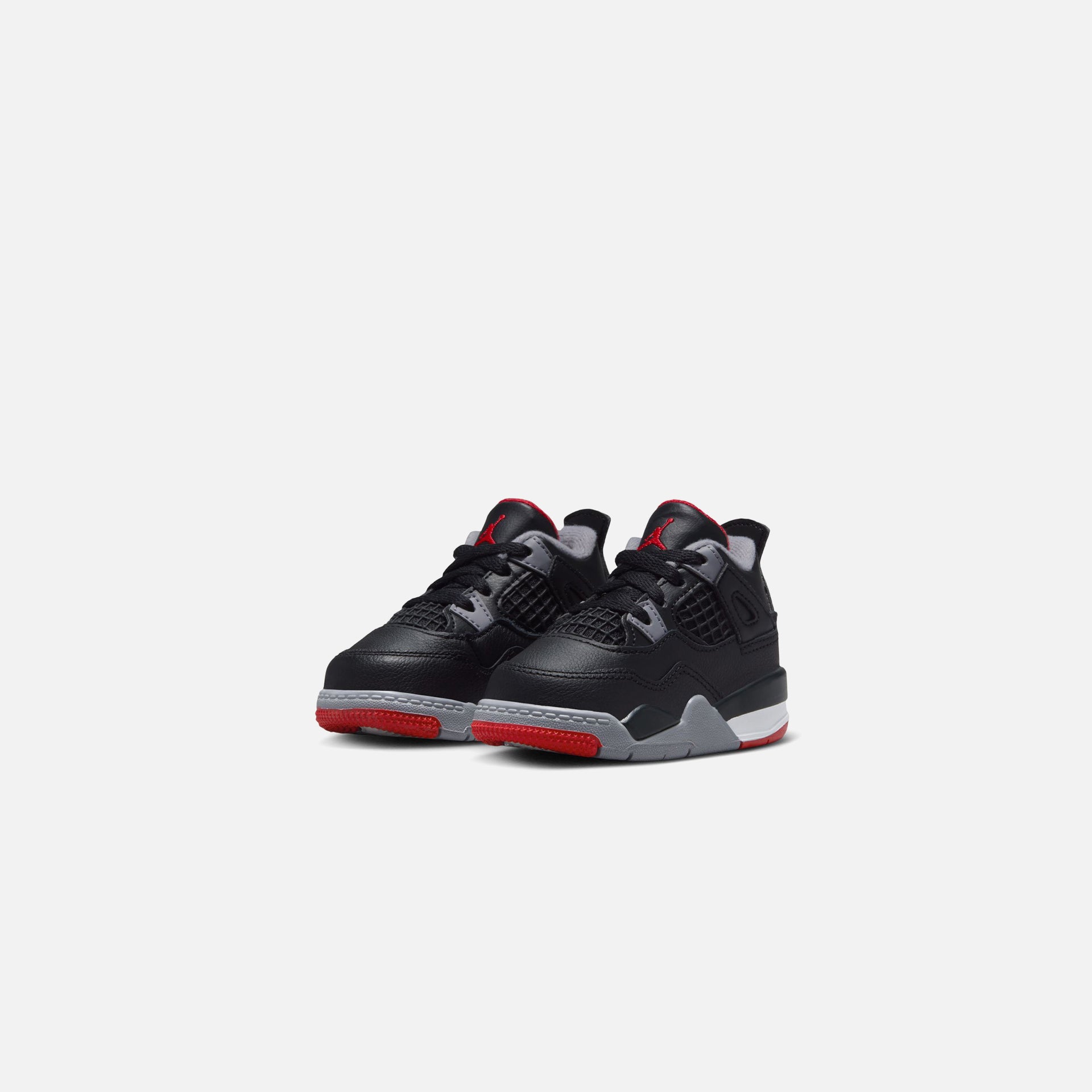 Jordan TD Air Jordan 4 Retro - Black / Fire Red / Cement Grey / Summit White