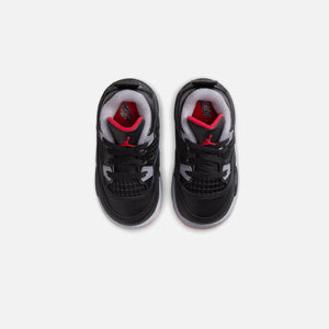 Nike TD Air jordan Premium 4 Retro - Black / Fire Red / Cement Grey / Summit White