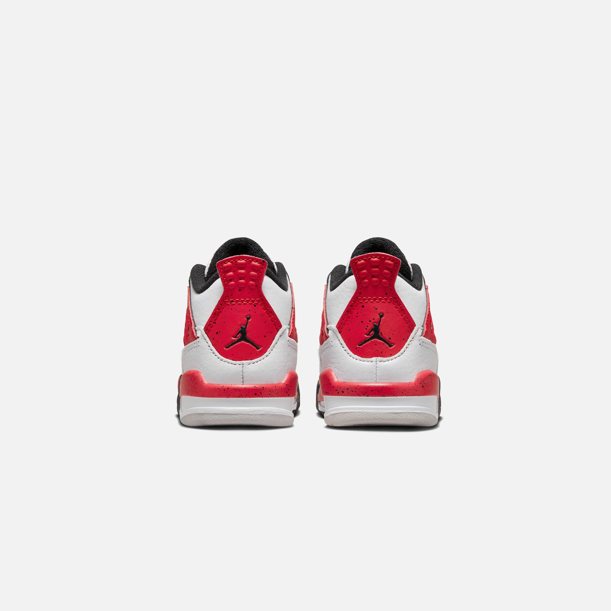 スニーカー Nike TD Air Jordan 4Retro White Nike TD Air Jordan 4 Retro - White / Fire Red / Black
