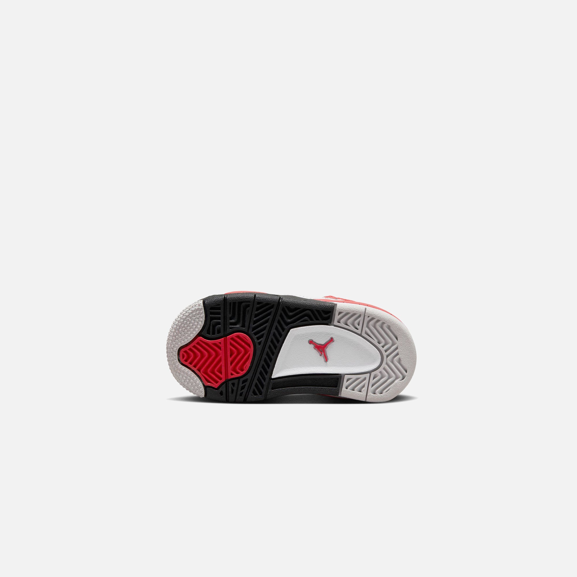 Nike TD Air Jordan 4 Retro - White / Fire Red / Black