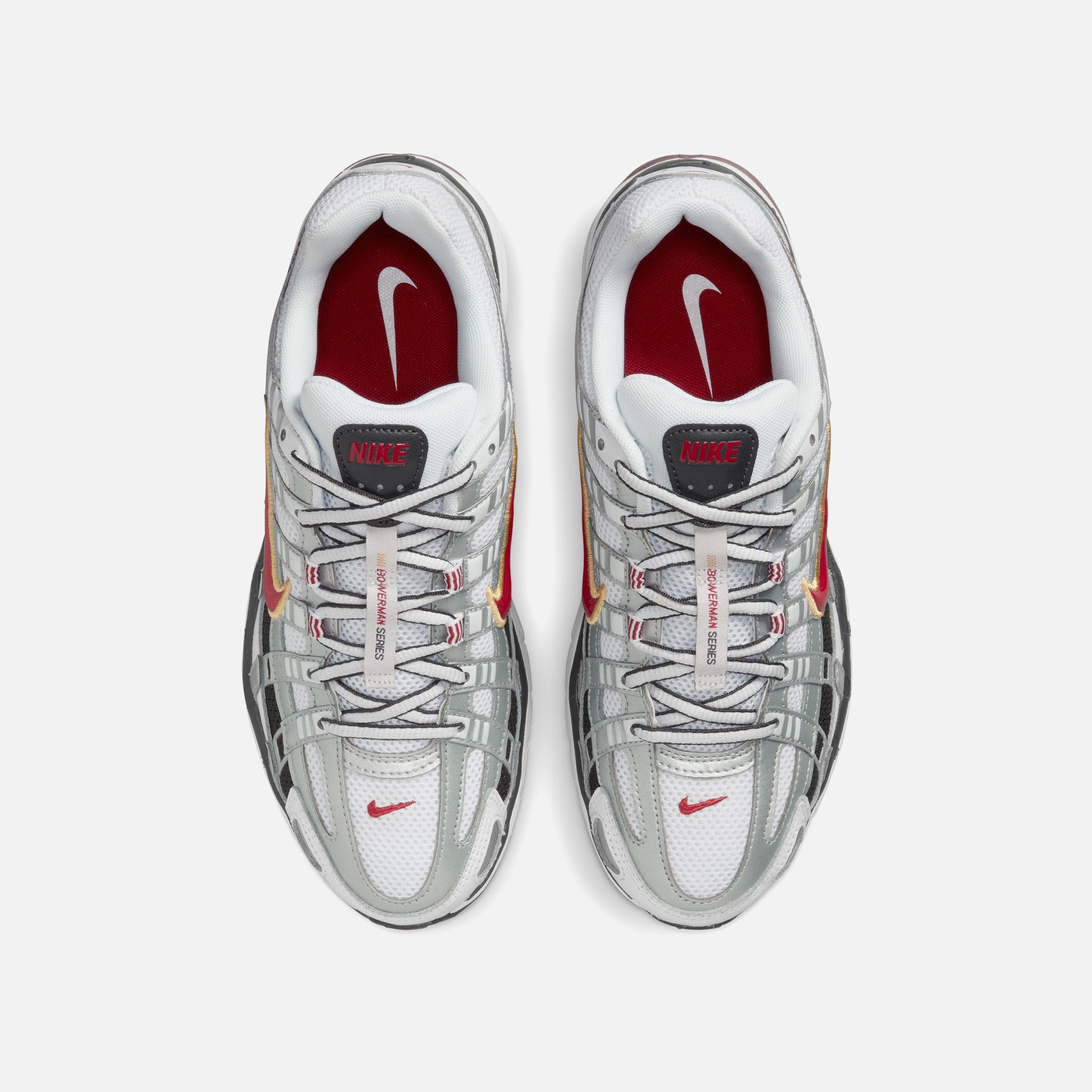 Nike WMNS P-6000 - White / Varsity Red / MTLC Platinum