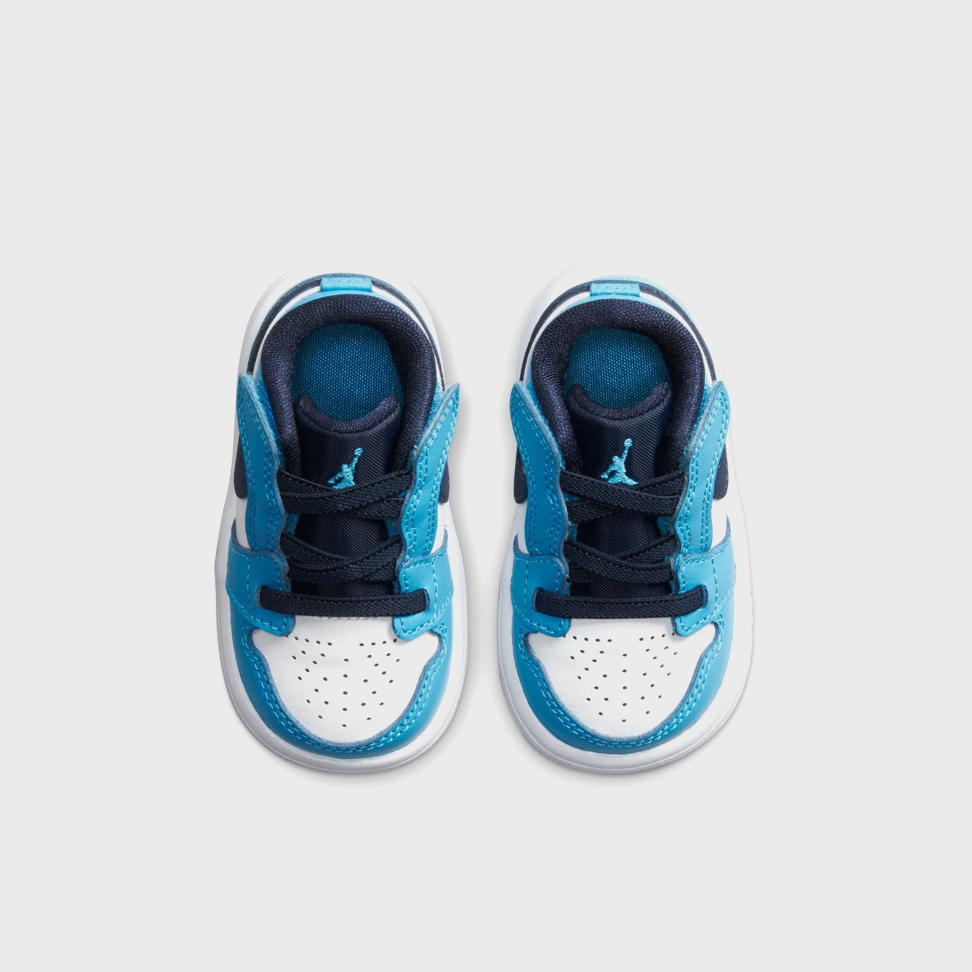 Jordan TD Jordan 1 Low Alt - White / Obsidian / Dark Powder Blue
