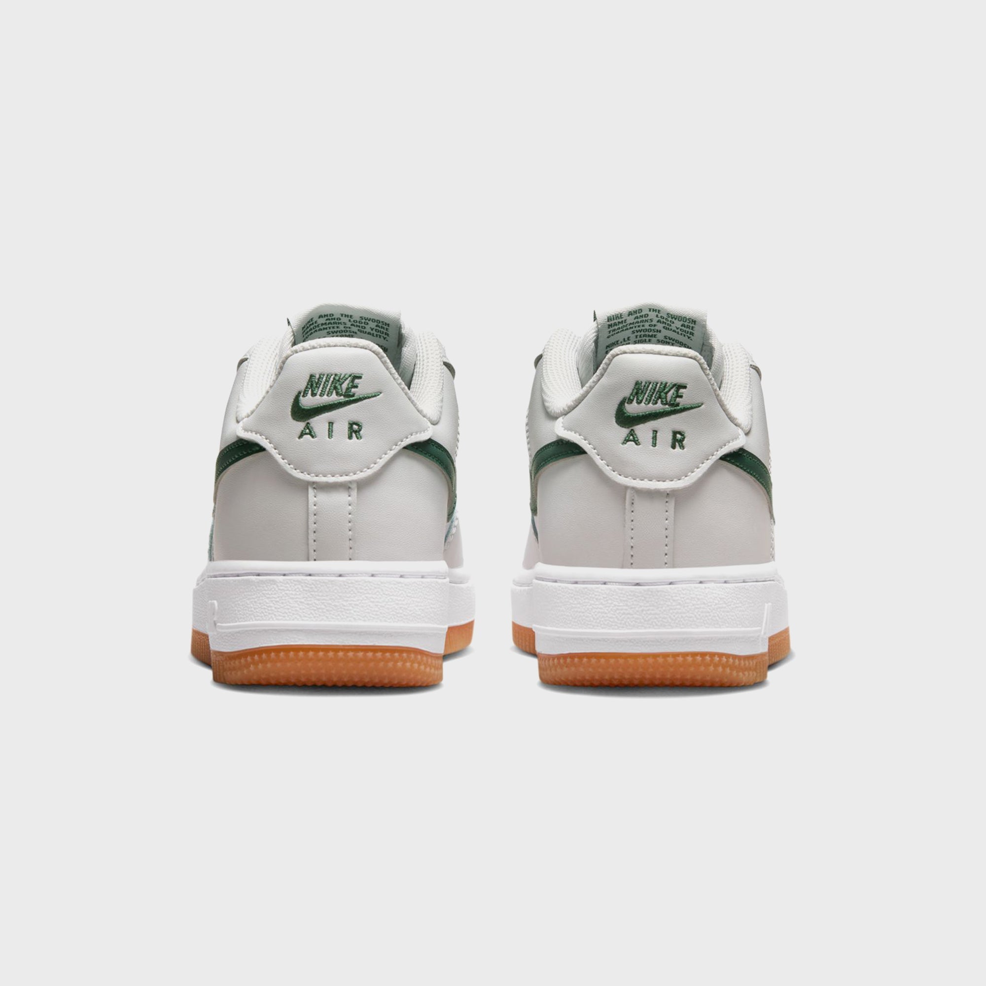 靴 25cm AIR FORCE 1 (GS) Nike GS Air Force 1 - Photon Dust / White / Fir / Gum Medium Brown