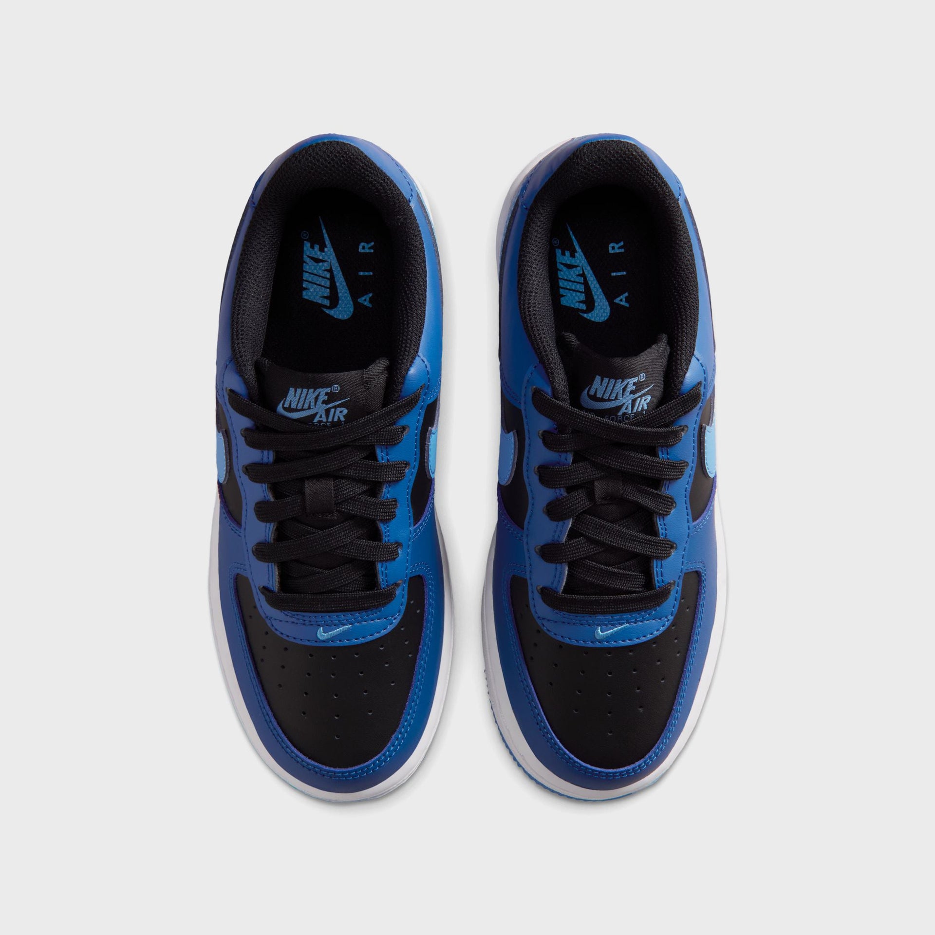 Nike GS Air Force 1 Low - Black / Dutch Blue / Court Blue / White
