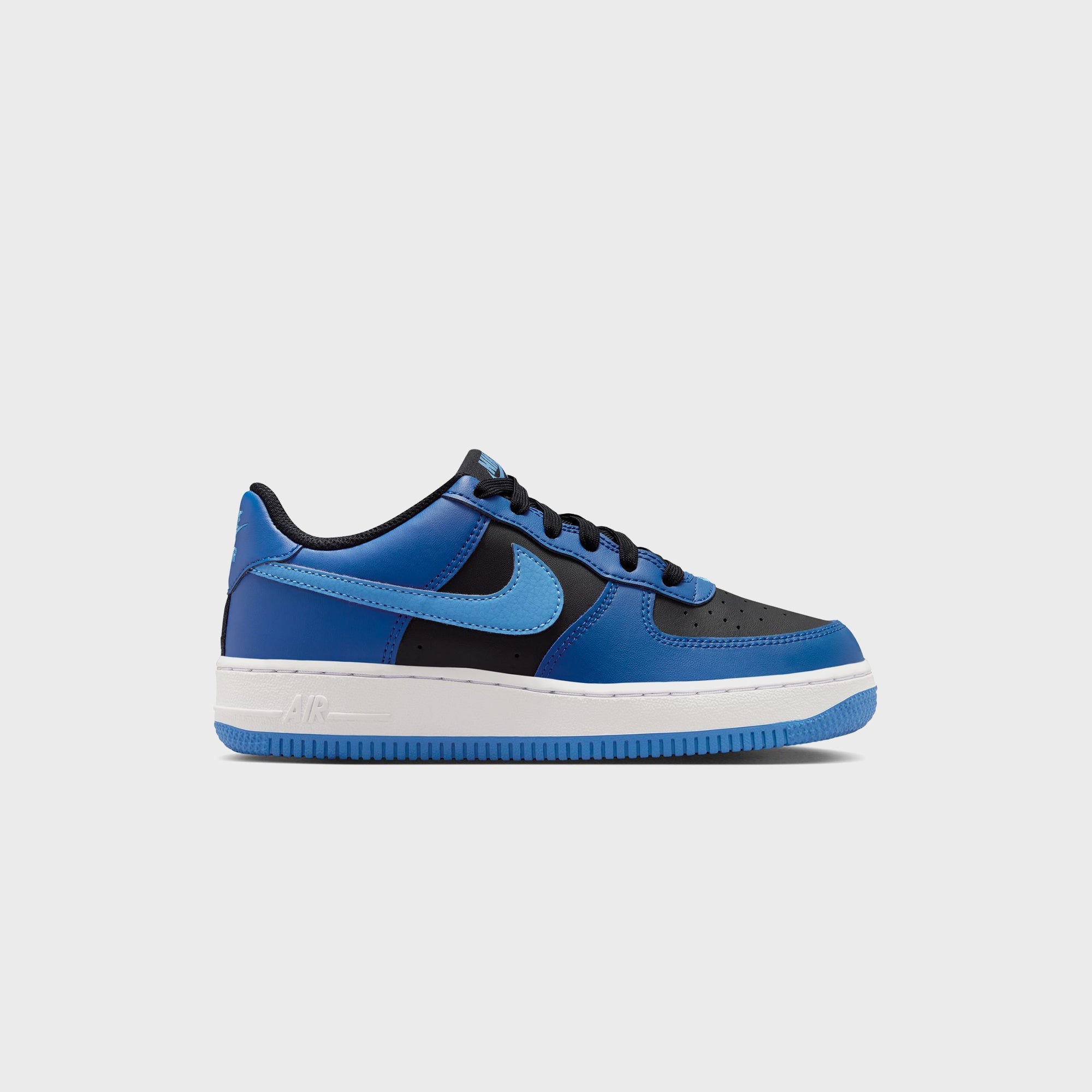 Nike GS Air Force 1 Low - Black / Dutch Blue / Court Blue Nike GS Air Force 1 Low - Black / Dutch Blue / Court Blue