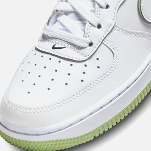 Nike GS Air Force 1 - White / Honeydew / Black