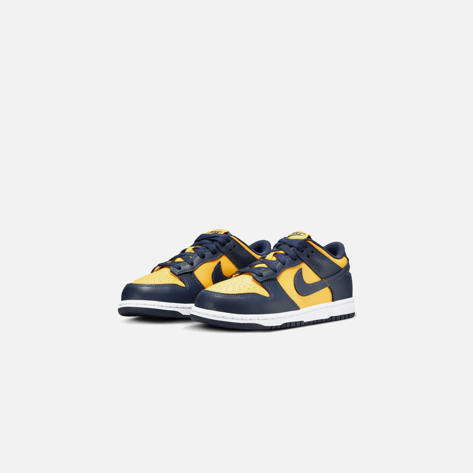 Nike Pre-School Dunk Low BP Michigan - Varsity Maize / Midnight Navy / White / Tota