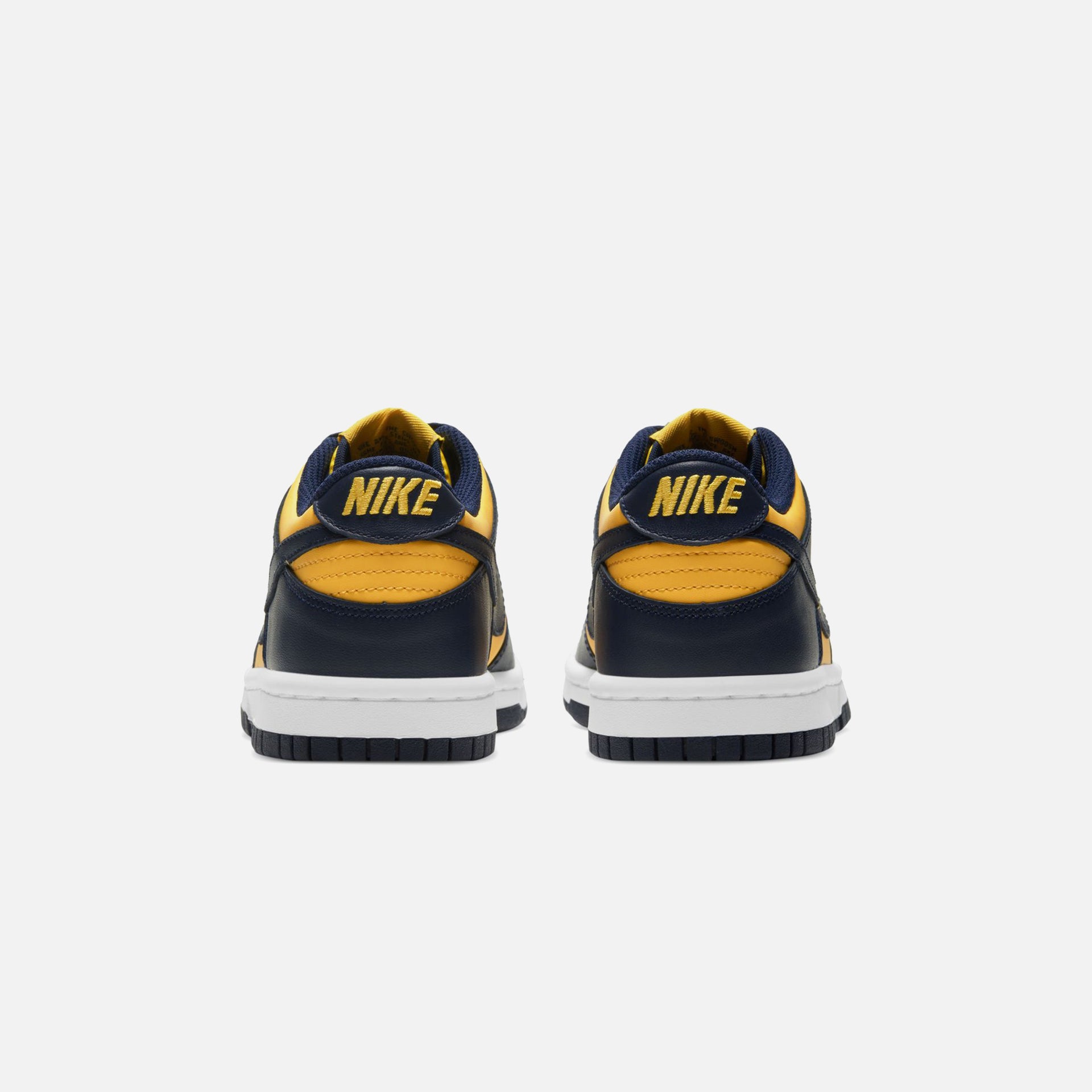 Nike Grade School Dunk Low BG Michigan - Varsity Maize / Midnight Navy / White / Total Orange