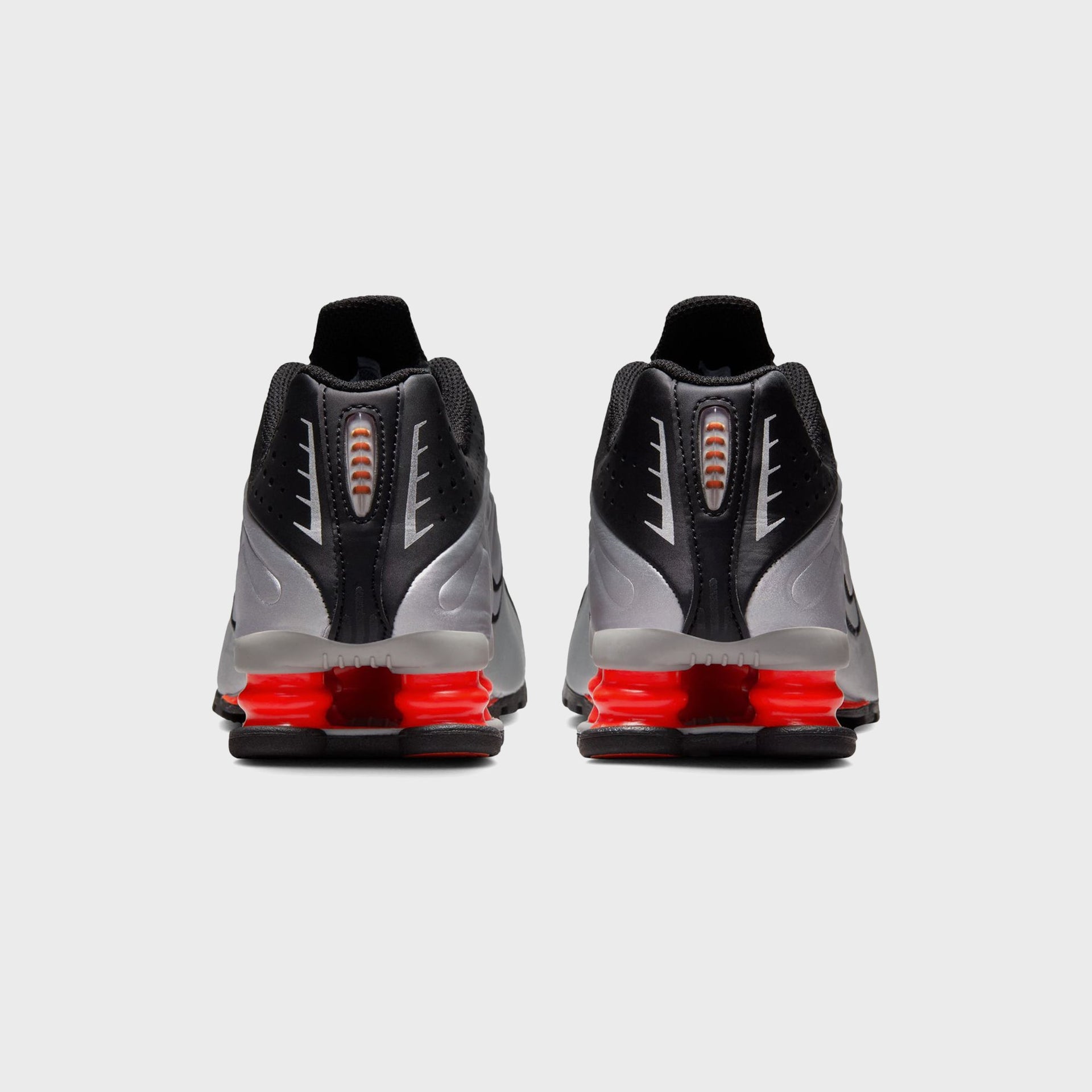 Nike GS Shox R4 - Metallic Silver / Metallic Silver / Black